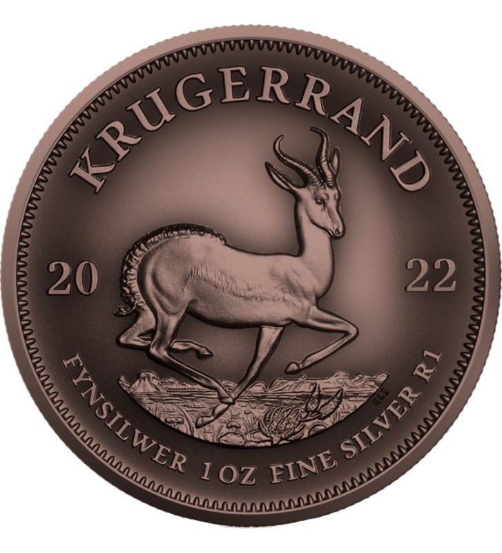 1$ Krugerrand - Antyczna Miedź 1 oz Ag 999 2022 1$ Krugerrand - Antyczna Miedź 1 oz Ag 999 2022