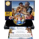20$ Doni Tondo, Michelangelo - Micropuzzle Treasures 3 oz Ag 999 2023 Palau