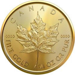 10$ Liść Klonowy 1/4 oz Au 999 2021 Kanada