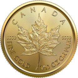 5$ Maple Leaf 1/10 oz Au 999 2021 Canada