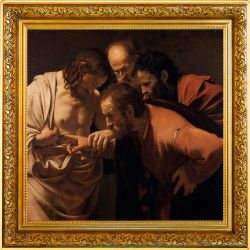 1$ The Incredulity of Saint Thomas - Caravaggio 450th Birthday Anniversary 1 oz Ag 999 2022
