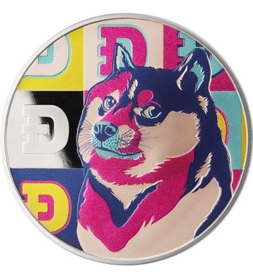 1 Doge Coin, United CryptoStates 1 oz Ag 999 2022
