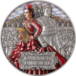 5$ Carmen - Titans of the Music 2 oz Ag 999 2022