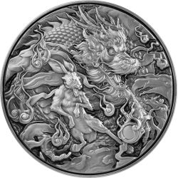 10$ Chinese Dragon & Rabbit
