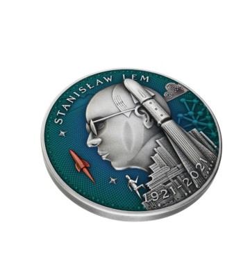 10€ Stanisław Lem, Mistrz Fantastyki 2 oz Ag 999 2022