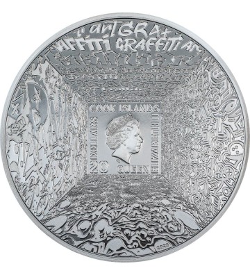 20$ Mona Lisa - Grafitti Art 3oz Ag 999 2023