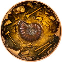 5000 Francs Ammonite Fossil...