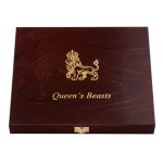 Wooden Box Queen's Beasts Au 1 oz