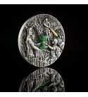 5$ Miecz Przeznaczenia - Wiedźmin 2 oz Ag 999 Szkło Wielowarstwowe 3D
