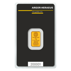 Gold Bar Argor-Heraeus 2 g