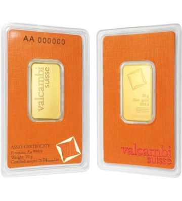 Gold Bar Valcambi 20g 24H