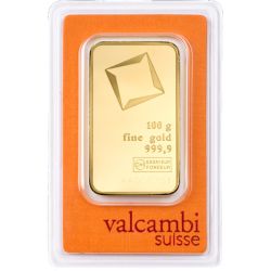 Sztabka złota Valcambi 100g