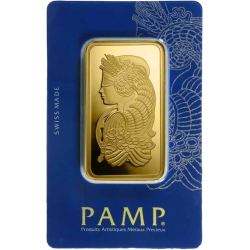 Sztabka złota PAMP 100g