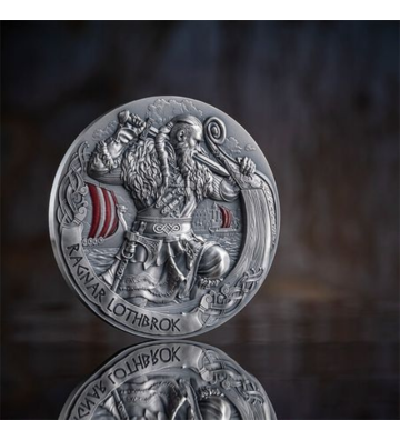 2000 Franków Ragnar Lothbrok, Droga do Walhalli 2 oz Ag 2024
