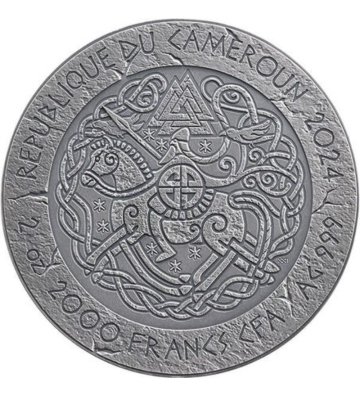 2000 Franków Ragnar Lothbrok, Droga do Walhalli 2 oz Ag 2024