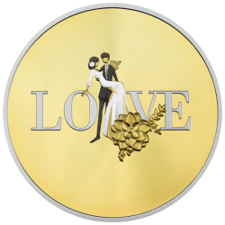 500 Francs Wedding Coin Love