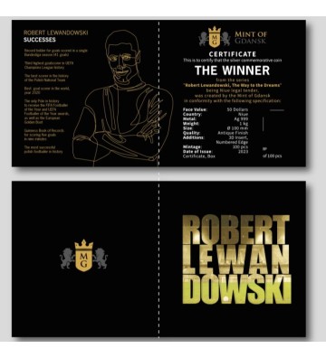 50$ The Winner - Robert Lewandowski