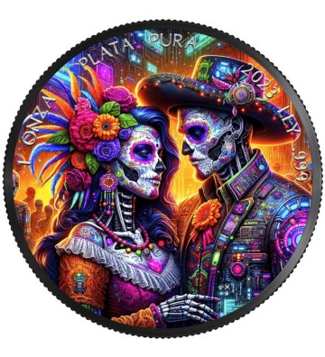Dia de los Muertos Cyberpunk