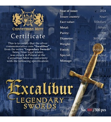 5$ Excalibur - Legendary Swords