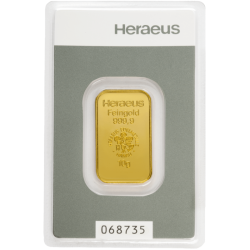 Gold Bar Heraeus 10 g