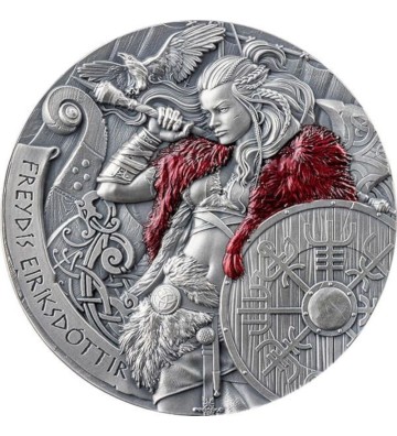2000 Franków Freydis Eiriksdottir - Droga do Walhalli 2 oz Ag 999 2024
