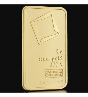 Gold Bar 5 g Valcambi Au, 24H