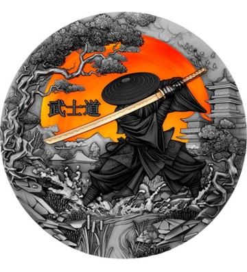 5$ Bushido - Ścieżka Wojownika 2 oz Ag 999 2024