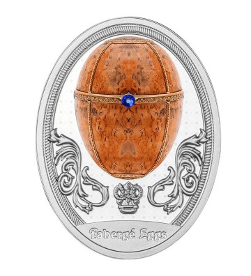 1$ Jajo z Brzozy Karelskiej - Jaja Faberge