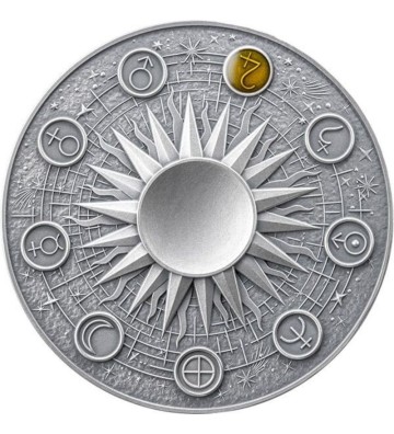 10 Cedi Jowisz - Układ Słoneczny 2 oz Ag 999 2024