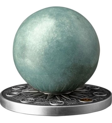 10 Cedi Uran - Układ Słoneczny 2 oz Ag 999 2024