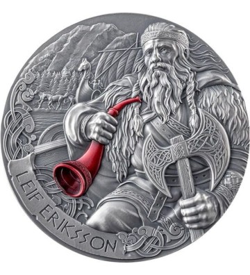 2000 Franków Leif Eriksson - Droga do Walhalli 2 oz Ag 999 2024