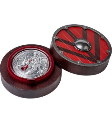 2000 Franków Leif Eriksson - Droga do Walhalli 2 oz Ag 999 2024