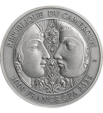 1000 Franków Kama Sutra I Chwile miłości 1 oz Ag 999 2024