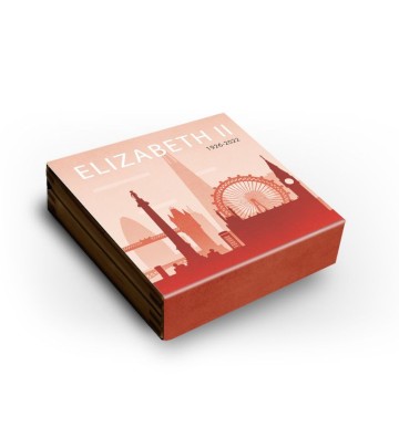 2£ Queen of the United Kingdom - Space Red