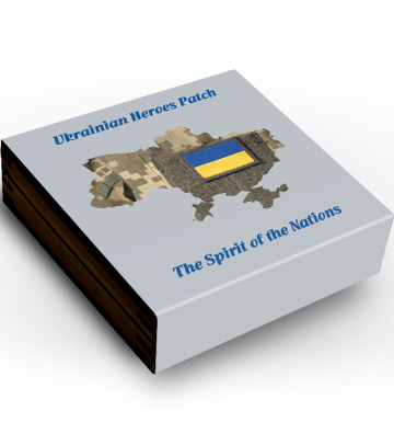 1 HRYVNIA - HEROES OF UKRAINE PATCH - SPIRIT OF THE NATIONS
