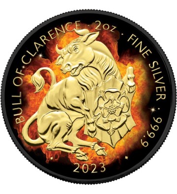 5£ Burning Bull of Clarence - Royal Tudor Beasts