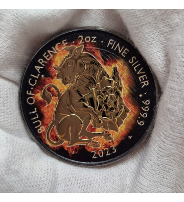 5£ Burning Bull of Clarence - Royal Tudor Beasts