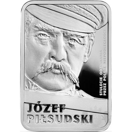 10 zł Józef Piłsudski - Stulecie odzyskania przez Polskę niepodległości