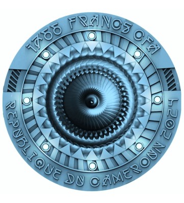 1766 Franków UFO - Latająca Moneta II, Blue Galaxy