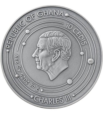 10 Cedis Moon - Solar System