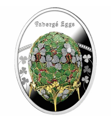 1$ Jajo z Listkami Koniczyny - Jaja Faberge