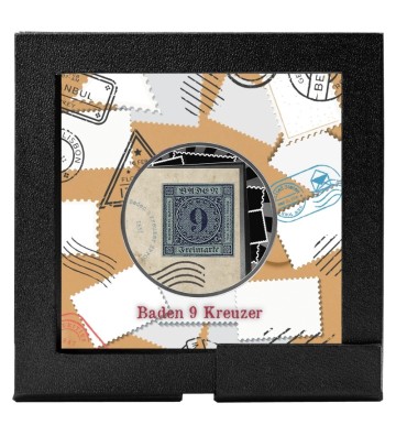 500 Francs Stamp Baden 9 Kreuzer - The Most Expensive Stamps in the World