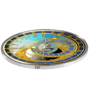 5€ Clock Prague - City Hall Clocks