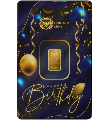 Happy Birthday Gold Bar