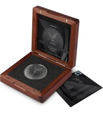 1 Onza Libertad – Black Platinum & Ruthenium