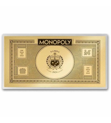 50 Tala Monopoly, Foil Gold Note