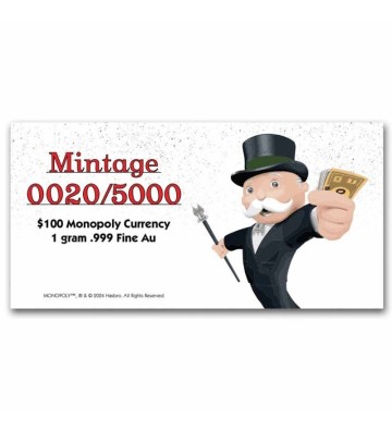 50 Tala Monopoly, Foil Gold Note