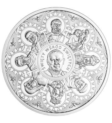 Jan Paweł II  - Święty wśród Świętych, srebrny numizmat