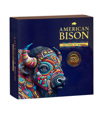 2000 Francs American Bison - Patterns of the World