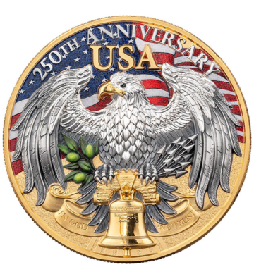5$ United We Stand - 250 Years of U.S. Independence